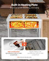 Vevor Commercial Electric Steam Table 4 × 1/2 Pans Food Warmer with Undershelf New