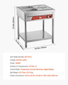 Vevor Commercial Electric Steam Table 4 × 1/2 Pans Food Warmer with Undershelf New