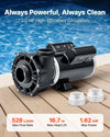 Vevor Spa Pump 2 HP Two Speed 139.5 GPM & 66.5 GPM 48-Frame 115V New