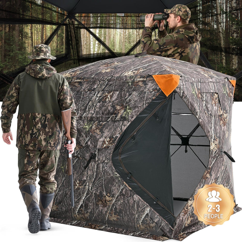 Vevor Hunting Blind 270° See-Through 2-3 Person Pop-Up Deer Blind Tent New