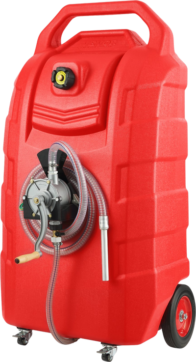 Vevor Fuel Caddy 32 Gal. Portable Storage Tank on Wheels with Manual Transfer Pump New