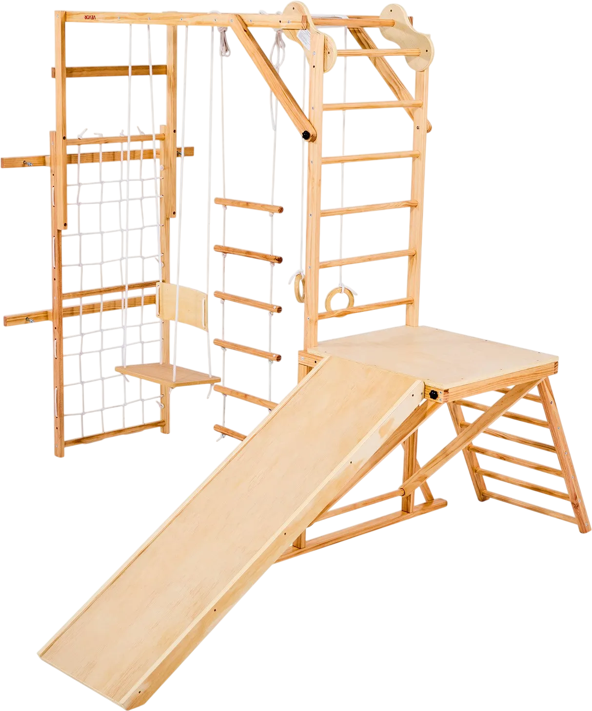 Vevor Indoor Playground Jungle Gym 8-in-1 Modular Design 220 lb. Capacity New