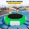 Vevor Inflatable Water Trampoline 13' Swim Platform Bouncer with 4-Step Ladder New