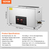 Vevor Ultrasonic Cleaner 30L Capacity with Digital Timer & Heater 40kHz 600W New