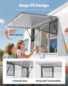 Vevor Concession Window 60" x 36" with 6 Sliding Windows 85° Awning Door New