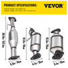 Vevor Catalytic Converter 3.6L V6 for GMC/Saturn/Buick/Chevy Complete Set New