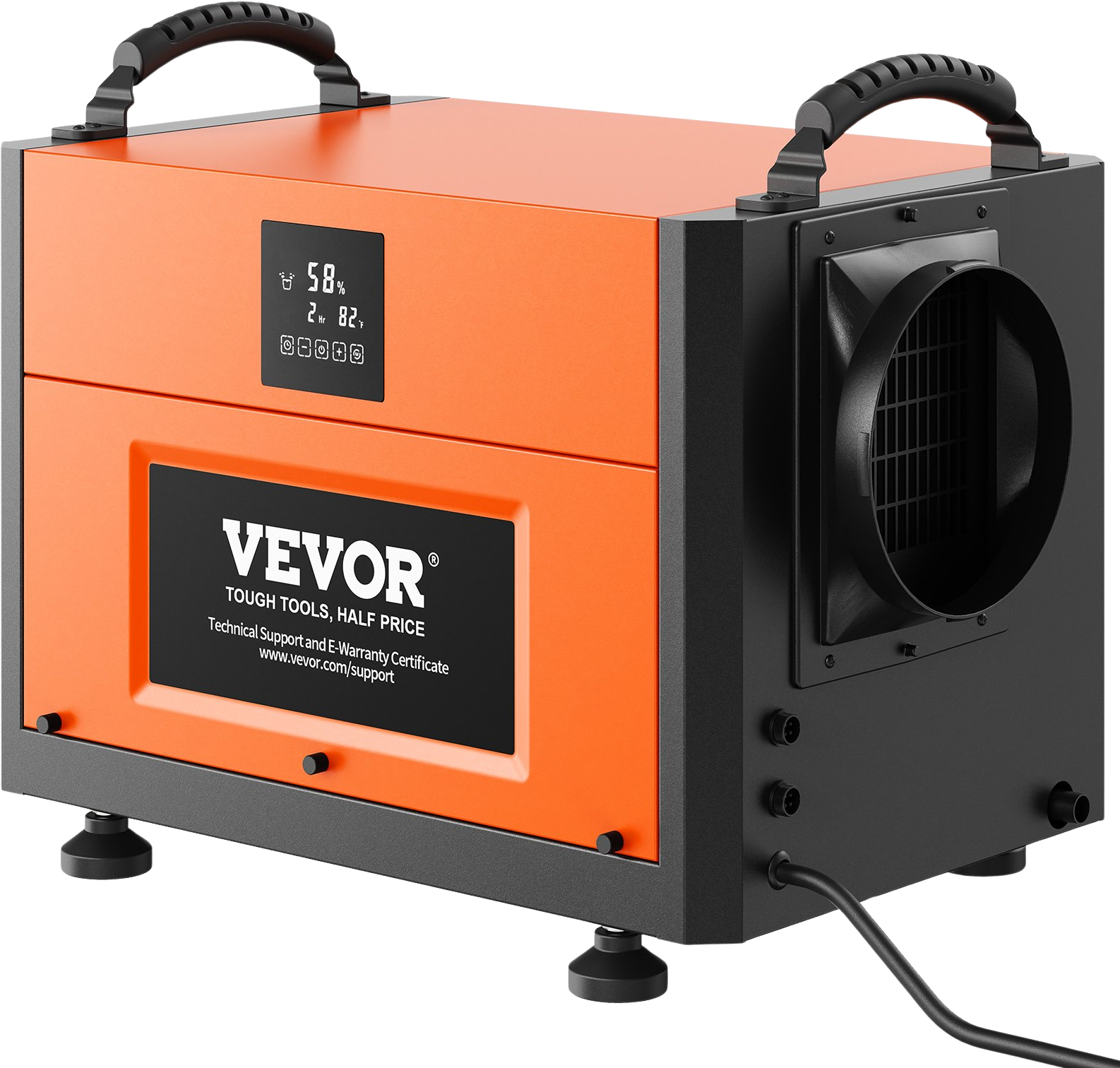 Vevor Commercial Dehumidifier with Drain Hose Large Capacity 190 Pints New