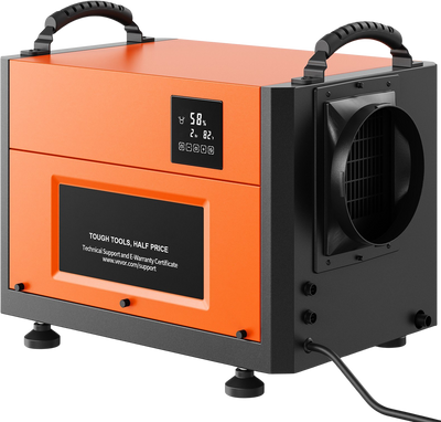 Vevor Commercial Dehumidifier with Drain Hose 156 Pints Capacity New