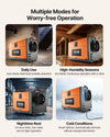 Vevor Dehumidifier with Drain Hose 156 Pints Auto Defrost/Drainage New