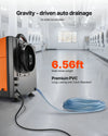 Vevor Dehumidifier with Drain Hose 156 Pints Auto Defrost/Drainage New