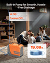 Vevor Commercial Dehumidifier 180 Pints with Pump/Drain Hoses Auto Defrost New