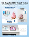 Vevor Commercial Ice Cream Machine 20-28 L/Hr 3-Flavor with Two 6L Hoppers New