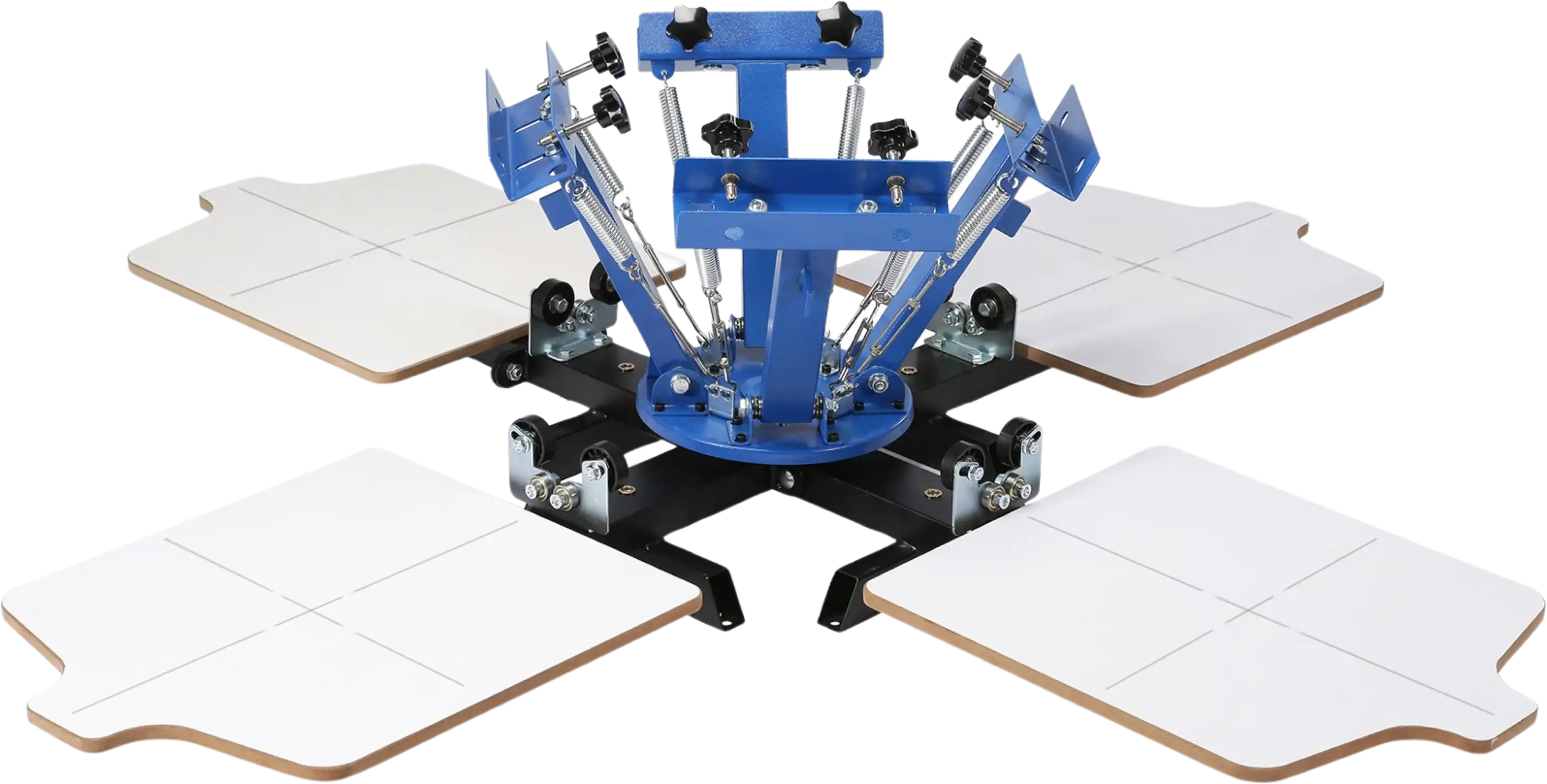 Vevor Screen Printing Machine 4 Color 4 Station 360° Rotary 21