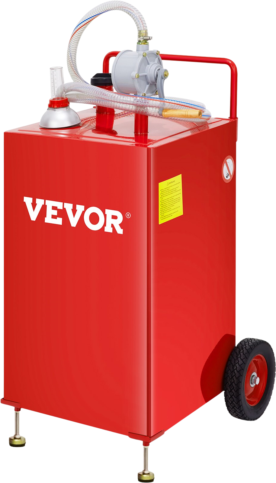 Vevor Fuel Caddy 30 Gallon Portable with Manual Transfer Pump New