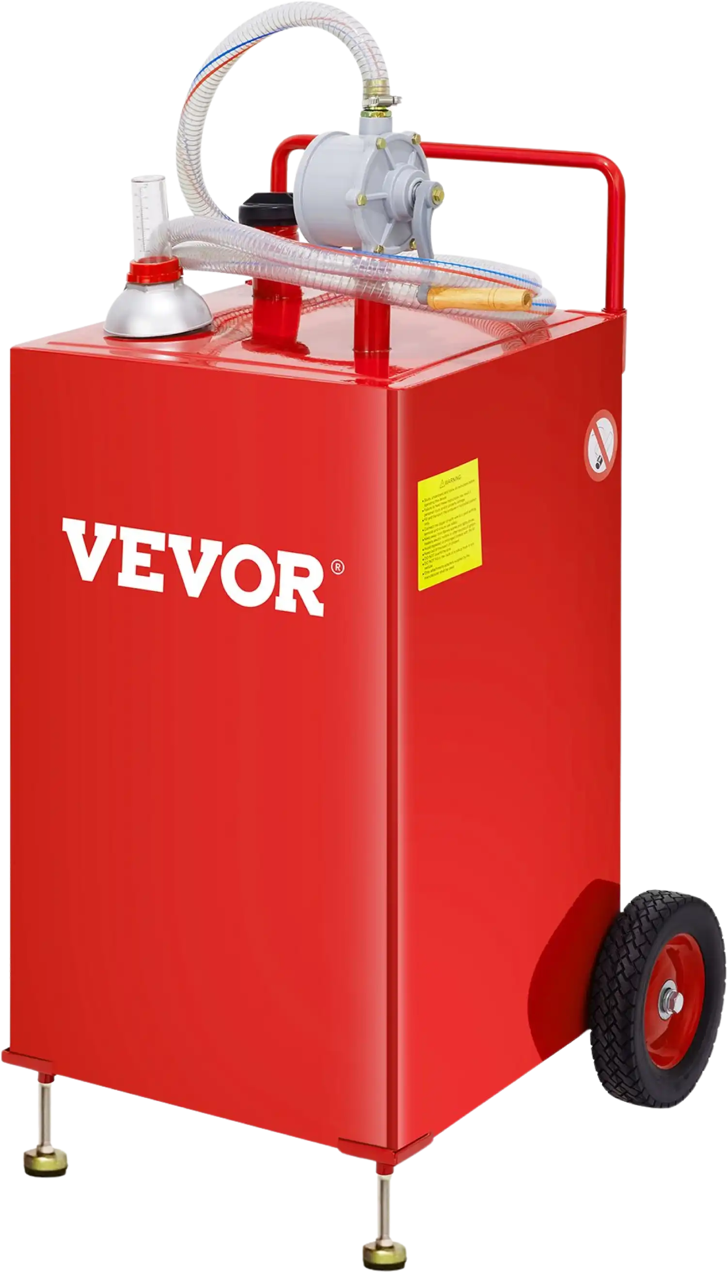 Vevor Fuel Caddy 30 Gallon Portable with Manual Transfer Pump New