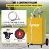 Vevor Fuel Caddy 35 Gallon Gas Storage Tank with Manual Transfer Pump New