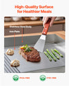 Vevor Electric Griddle 28.5 x 15.75 in. Grooved/Flat Top 122-570°F Adjustable Temp 2800W New