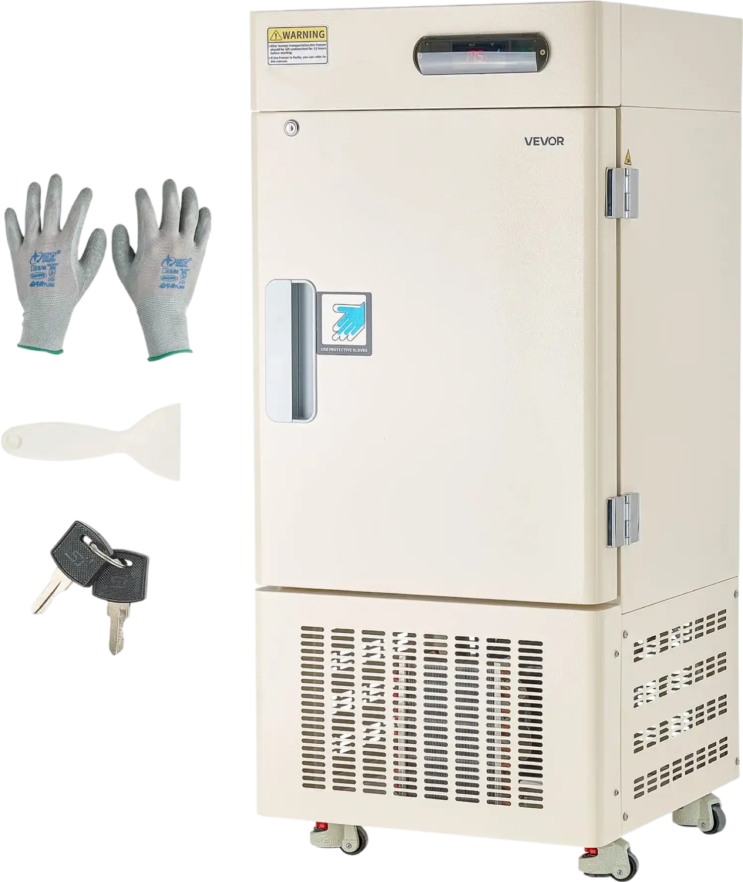 Vevor Lab Freezer 28L Ultra Low Temperature -40°F to -123°F Adjustable 450W New