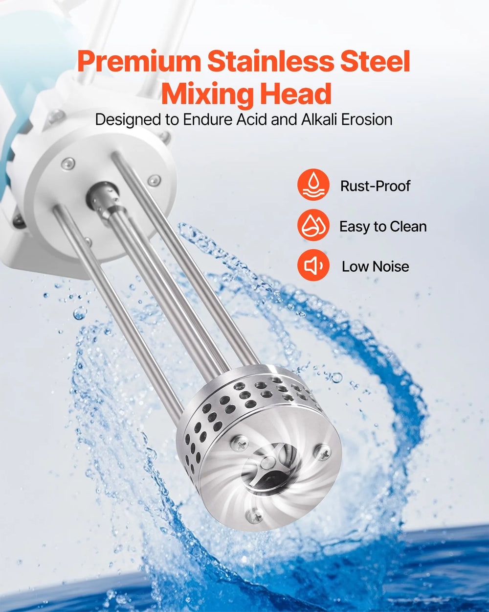 Vevor Homogenizer 500W High Speed Lab Mixer 200-11000 RPM New