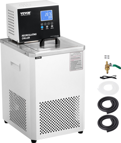 Vevor Laboratory Recirculating Chiller 6L Dual Circulation System -4°F to 212°F New