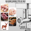 Vevor Commercial Meat Grinder Sausage Stuffer 13 Lbs/Min Stainless Steel 750W New