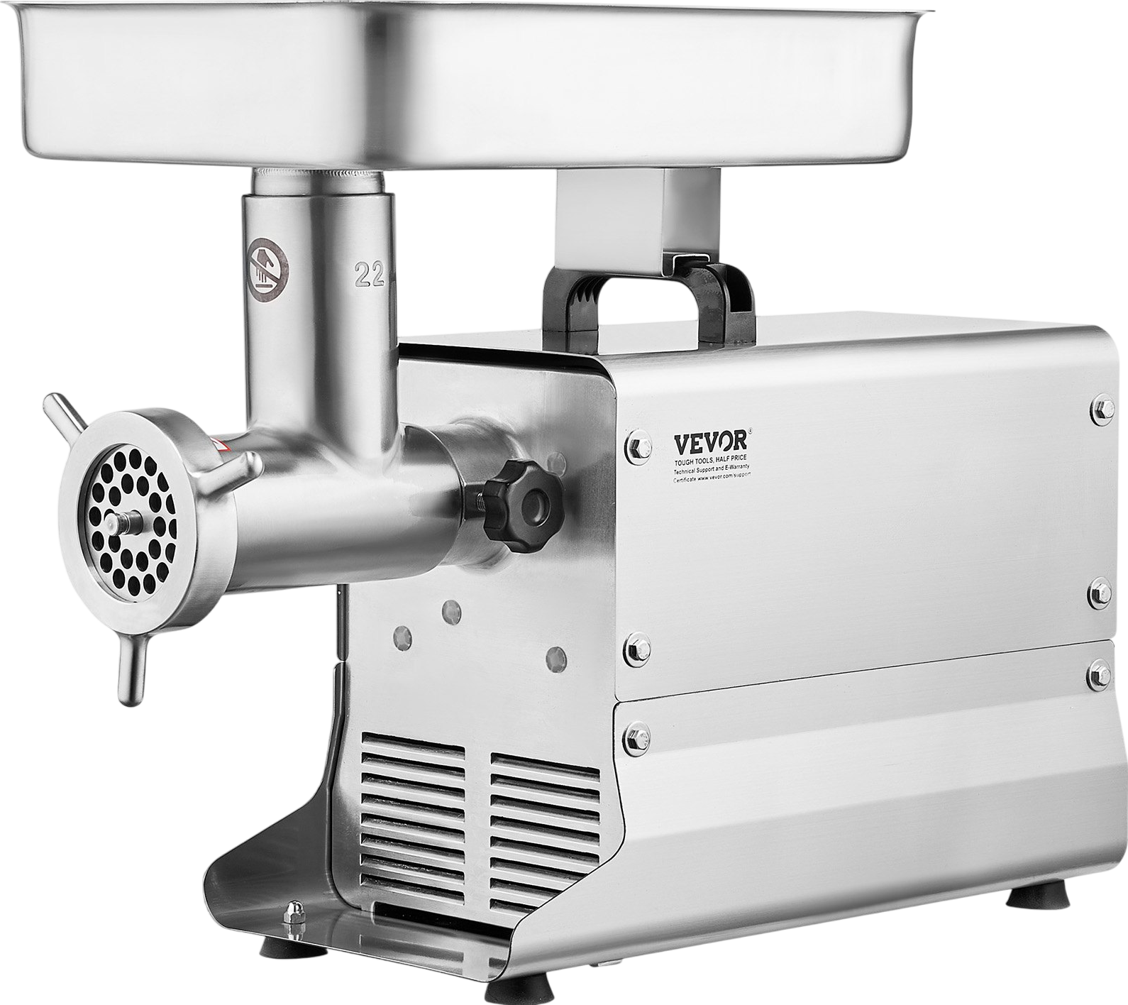 Vevor Commercial Meat Grinder Sausage Stuffer 13 Lbs/Min Stainless Steel 750W New