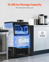 Vevor Commercial Ice Maker 70 Lbs/24H 36 Cubes Freestanding with Self-Cleaning New