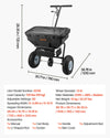Vevor Walk-Behind Spreader 12 ft. Broadcast Width 130 lb. Hopper with 13 in. Tires New