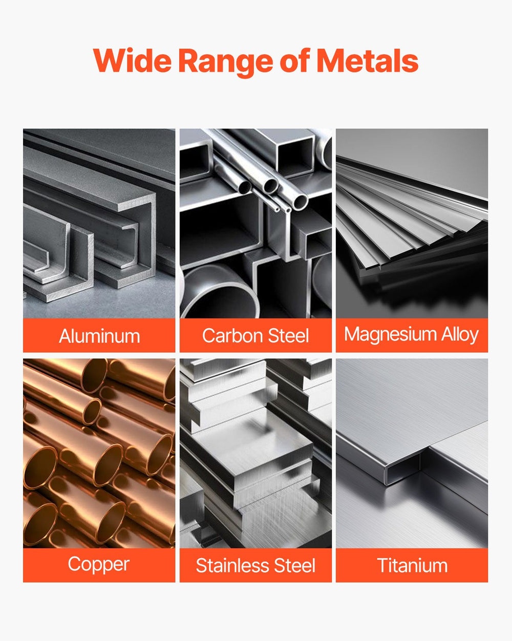 Vevor TIG Welder 6-in-1 AC/DC Welding Machine Pulse Spot MMA Stick New