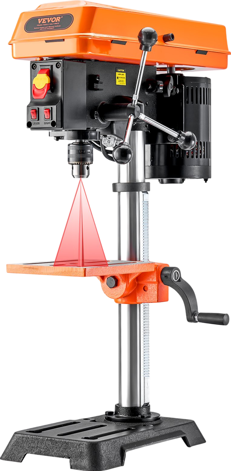 Vevor Benchtop Drill Press 10-Inch 610-2800 RPM Adjustable New