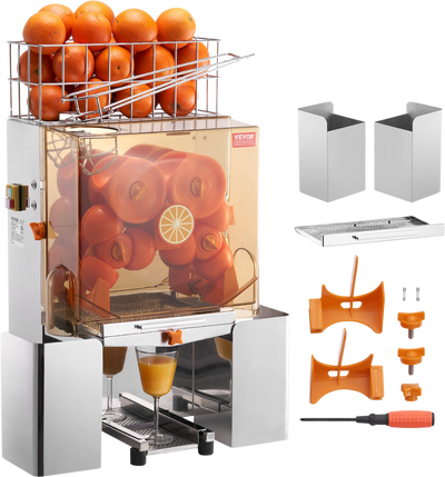 Vevor Commercial Orange Juicer Machine Automatic Squeezer 20 Oranges per Minute 120W New