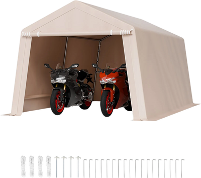 Vevor Outdoor Storage Shed 10 x 15 ft with Roll-up Door Waterproof New
