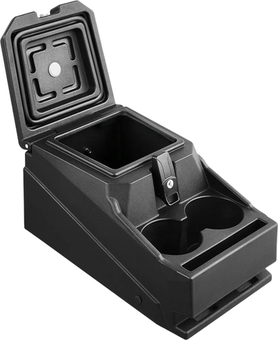 Vevor UTV Center Console Bench Seat Box Lockable Armrest Storage Organizer New