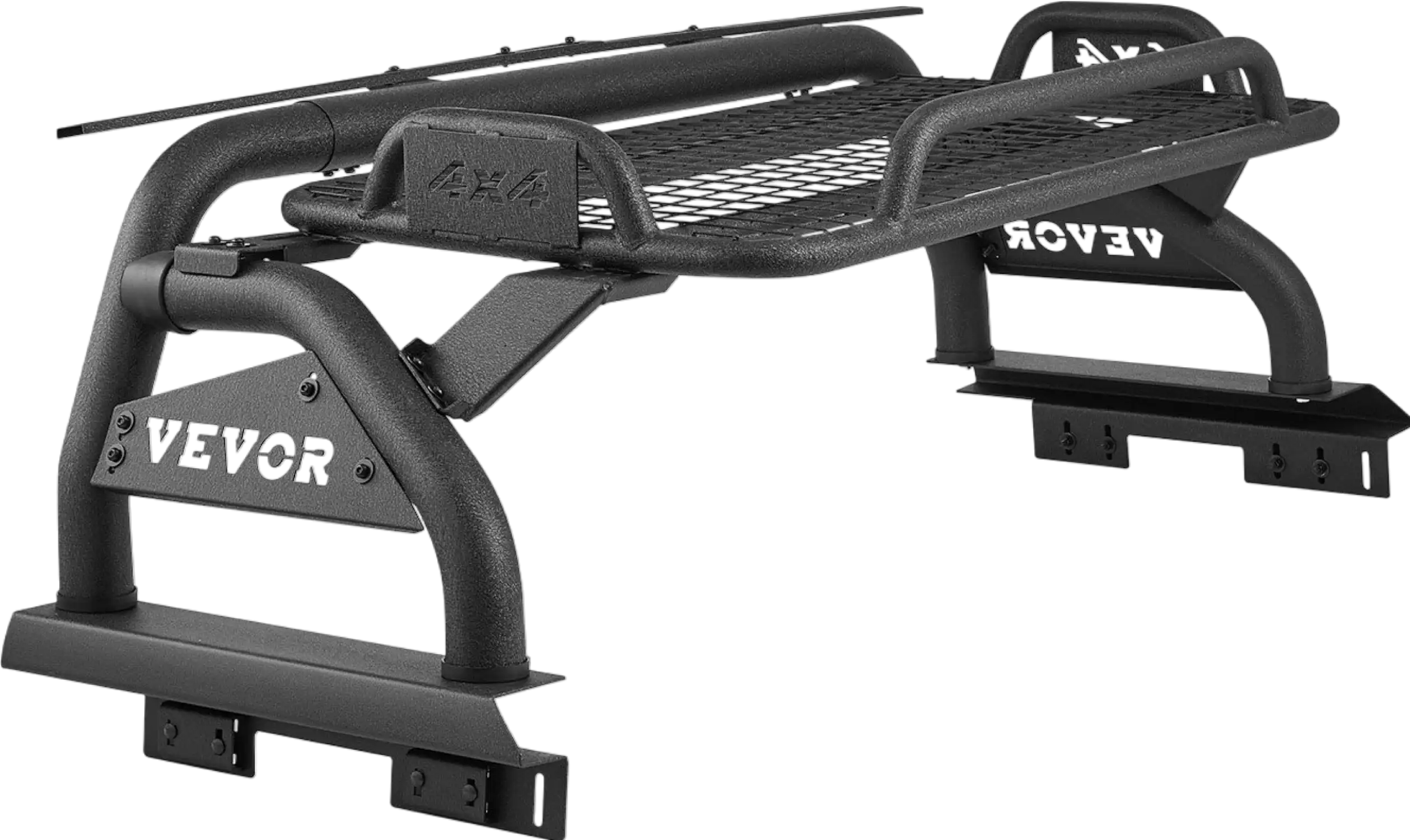 Vevor Truck Bed Roll Bar Universal Chase Rack with Cargo Shelf for Full-Size Pickup New