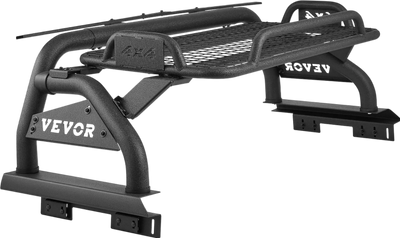 Vevor Truck Bed Roll Bar Universal Chase Rack with Cargo Shelf for Full-Size Pickup New