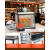 Vevor Food Warmer Commercial Display 3-Tier with Adjustable Shelves LED Light 1200W New