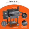 Vevor Portable Wood Pellet Smoker Grill 53" with PID Temperature Control 580 Sq. In. Black New