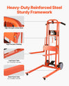 Vevor Material Lift Stacker Manual Winch 330 lbs Capacity 42.9 in Max Lift New