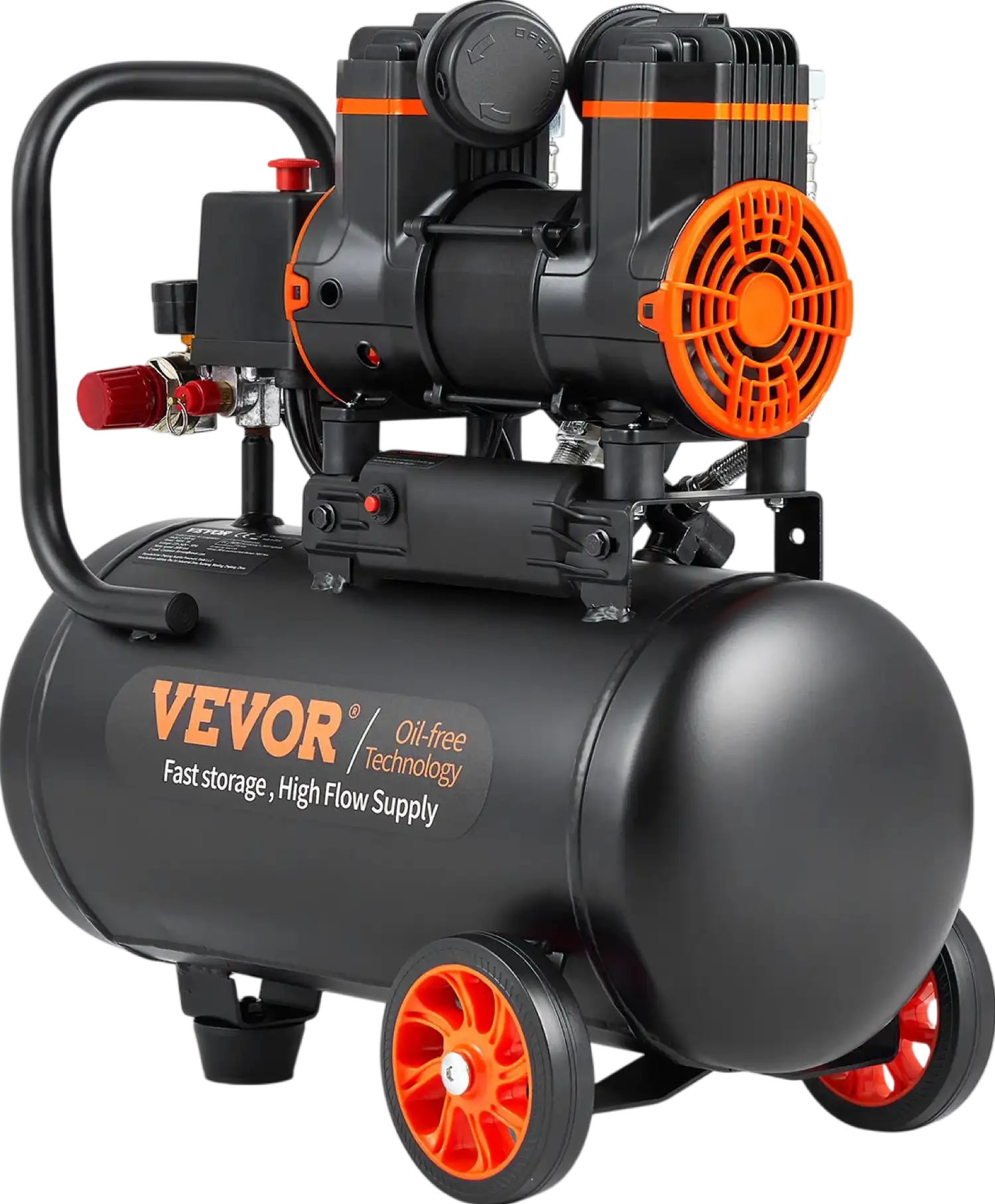 Vevor Air Compressor 4.8 Gallon 900W 2.2CFM @ 90PSI Ultra Quiet Oil-Free New