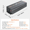 Vevor Sump Pump Battery Backup Inverter LCD Display 20A 2500W New