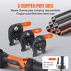 Vevor Pipe Crimping Kit Pro Press Tool Cordless with 3 Jaw Sizes New