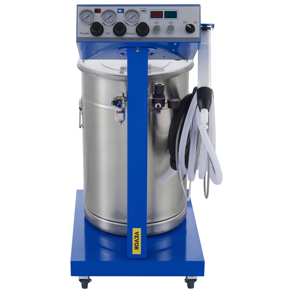 Vevor Electrostatic Powder Coating Machine 50W 45L with Spraying Gun 450g per Minute New