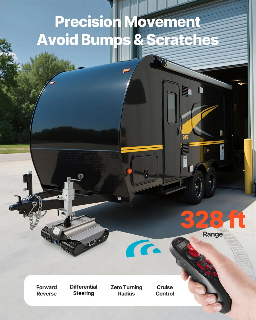 Vevor Electric Trailer Dolly 9000 Lbs Towing Capacity Remote Controlled Mover New