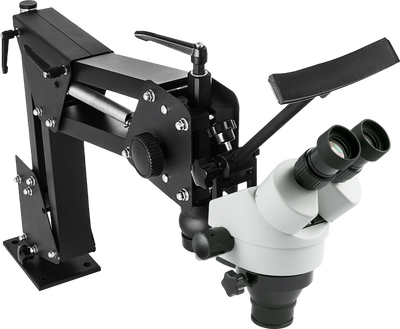 Vevor Micro Inlaid Mirror Multi-Directional Microscope with Spring Bracket 7X-45X Magnification New