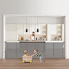 Vevor Retractable Baby Gate 34" x 110" Gray New