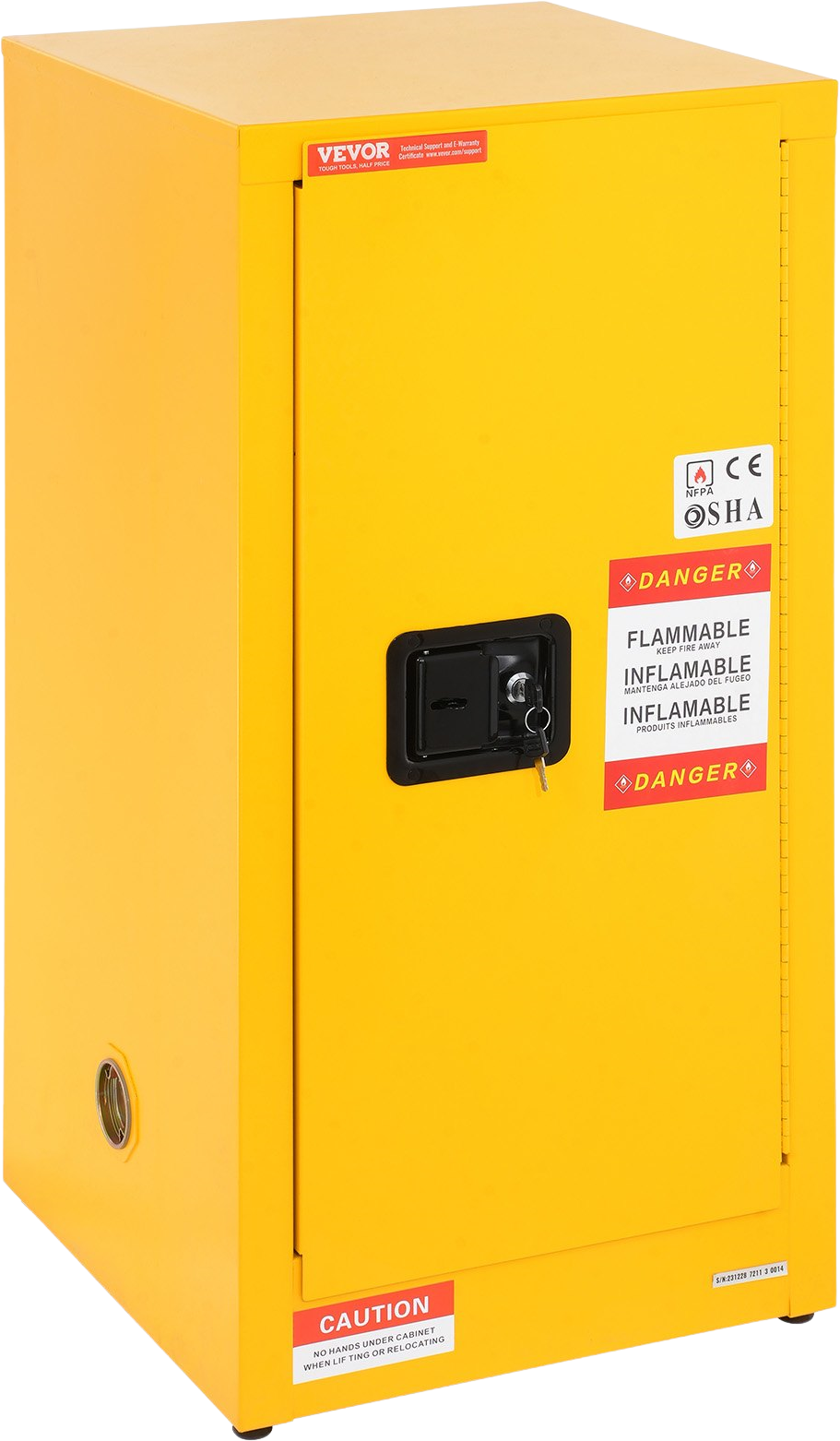 Vevor Flammable Storage Safety Cabinet 18.1
