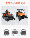 Vevor Snow Plow Kit 43"/72" Width Adjustable Blade Universal Mount for UTV New