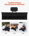 Vevor Snow Plow Kit 48" Universal Attachment Height and Angle Adjustable for UTV New