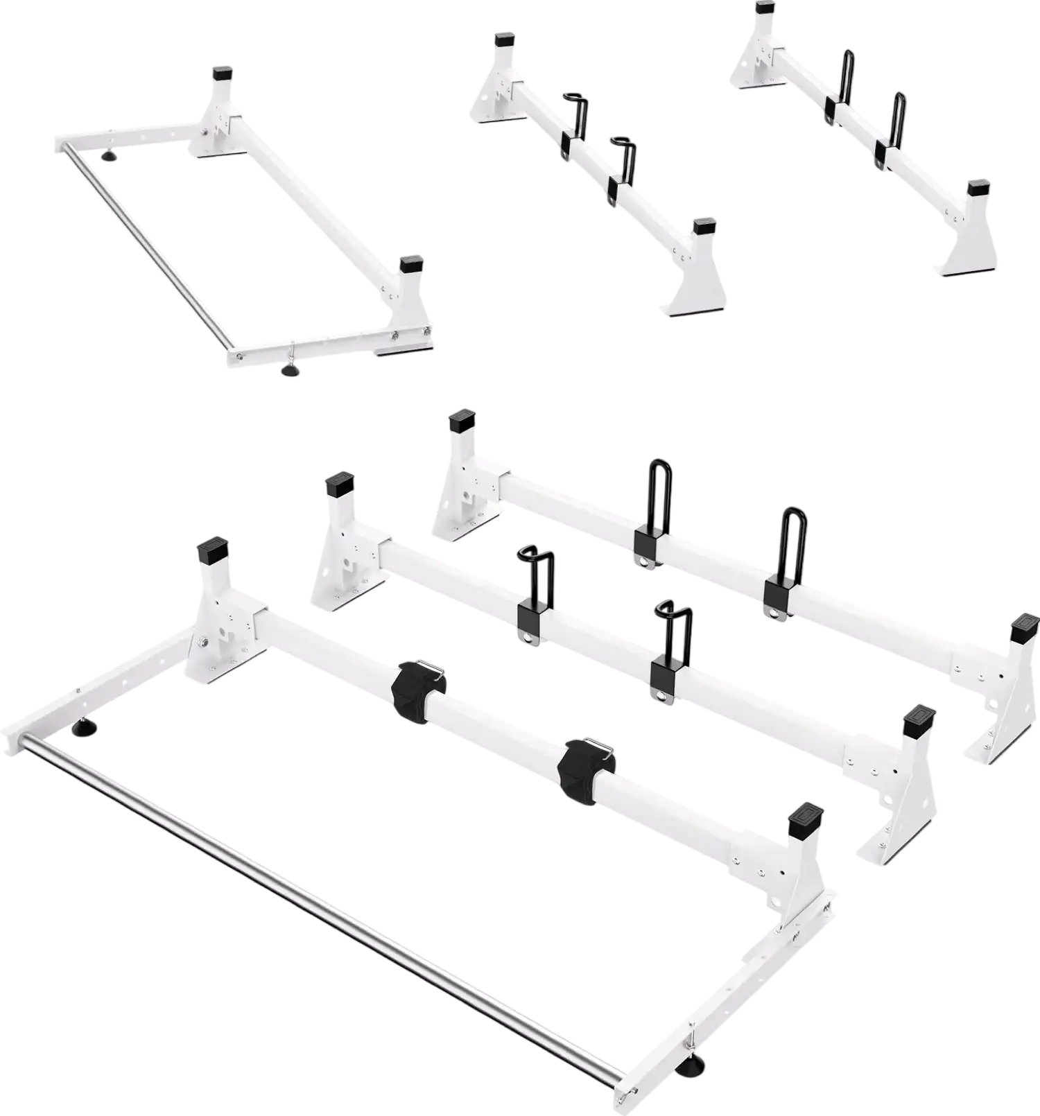 Vevor Roof Ladder Rack with Roller for Ford Transit 2013-2024 New