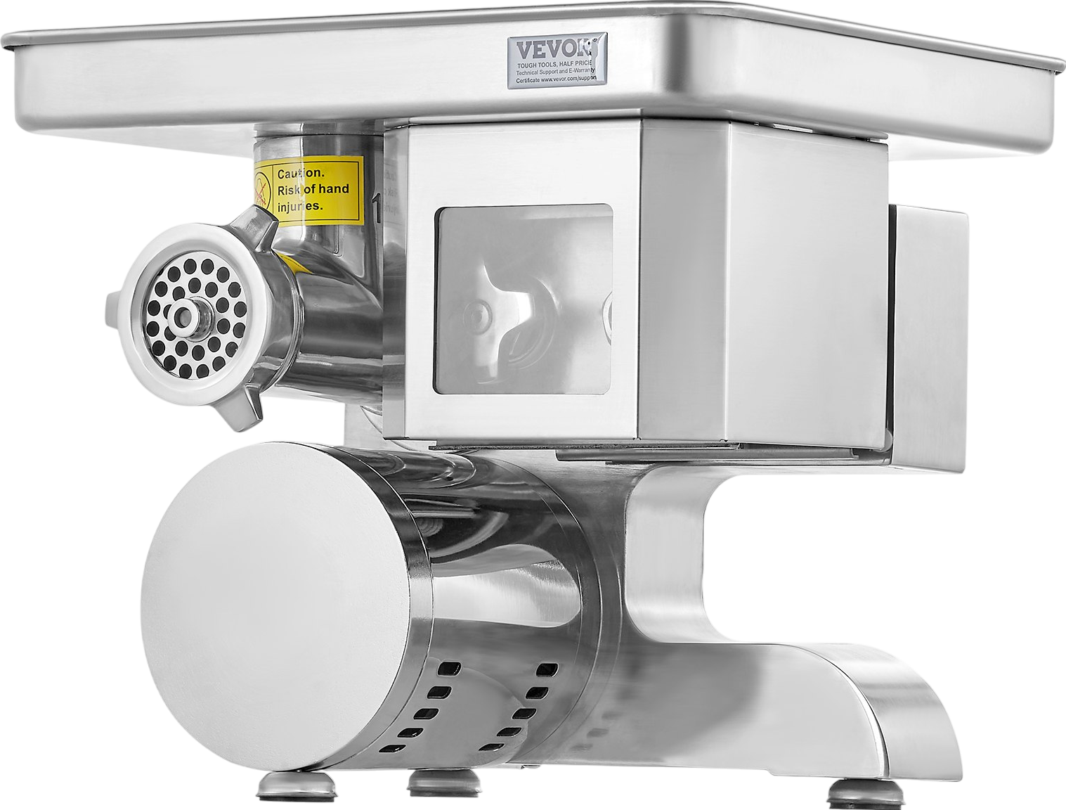 Vevor Commercial Meat Grinder Slicer Sausage Stuffer 11 Lbs/Min 700W New